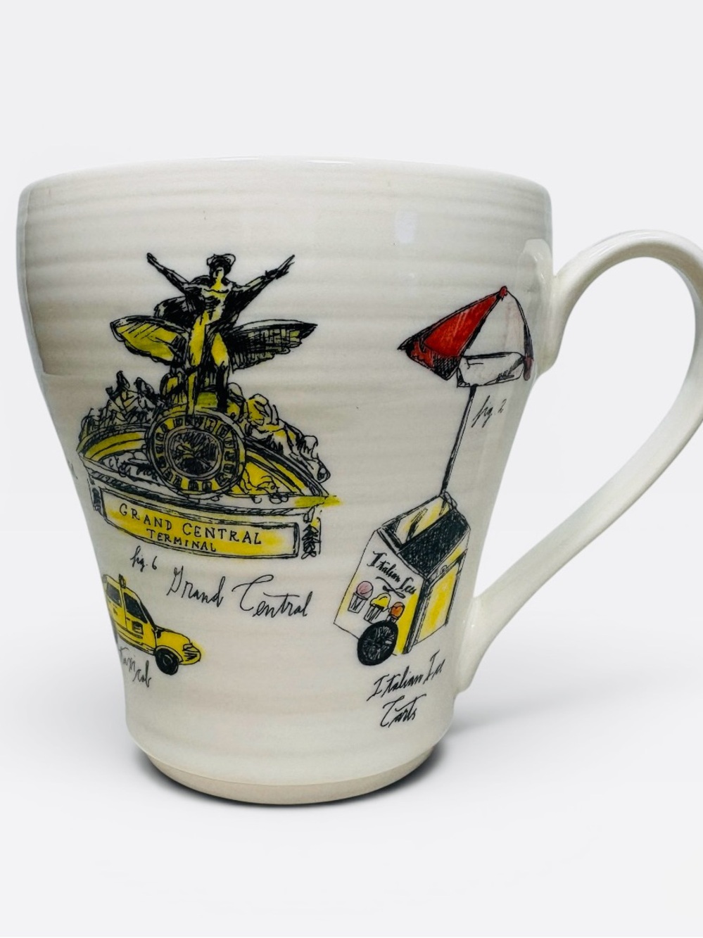 Anthro x Linea Carta City Vignette Series I Love New York City Coffee Tea Mug